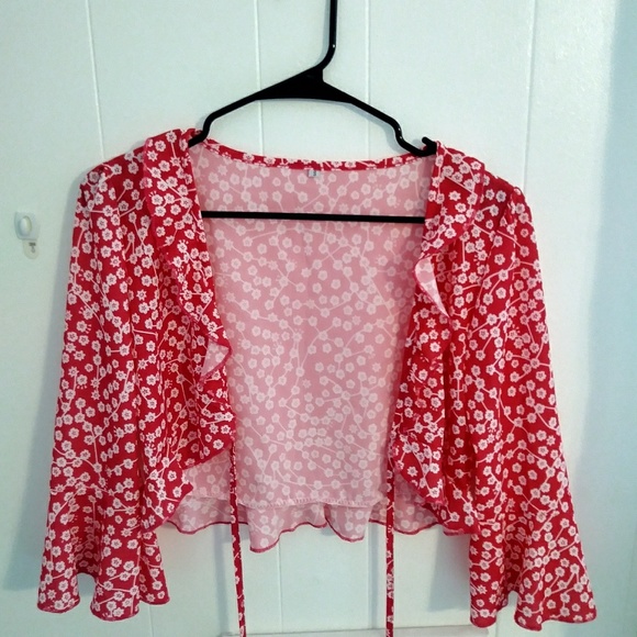 Floral crop top - Picture 3 of 4